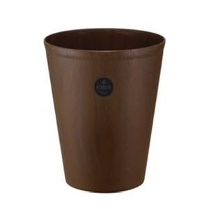 (20個セット) ゴミ箱 ダストボックス 約直径25×高さ30cm L ダークブラウン お手入れ簡単 リッチェル コズエ カン リビング