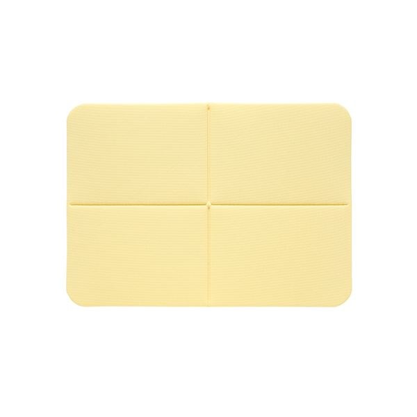 サンコーおくだけ吸着 吸水一番バスマット イエロー YO-29 1枚