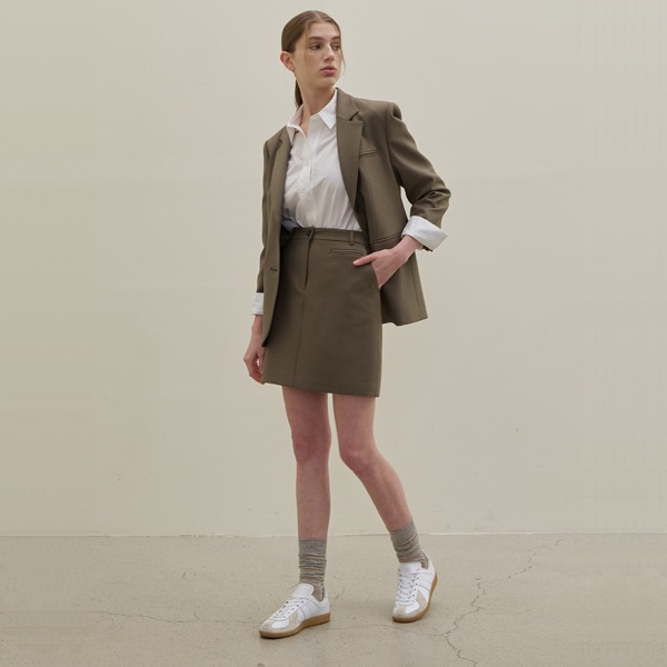 (SK-4819)Ruelle Setup Classic Skirt