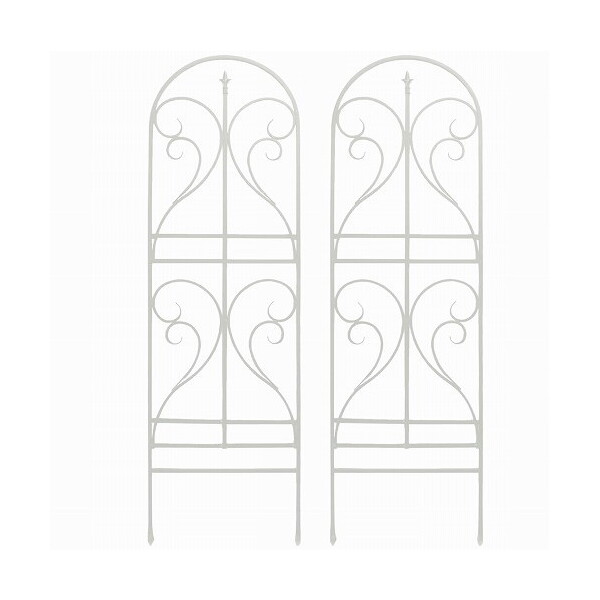 住まいスタイル アイアントレリス フィニアル 2枚組 ホワイト IF-FN7950-2P-WHT メーカー直送