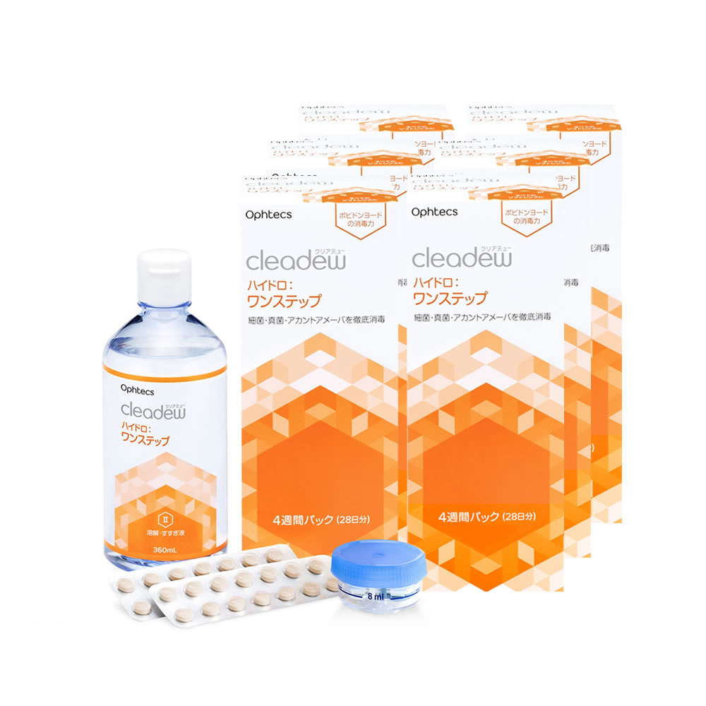 クリアデュー ハイドロワンステップ 360ml 6本 中和錠入り クリアデューファーストケア 送料無料