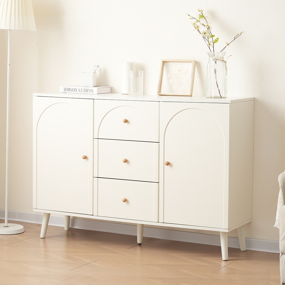【国内即日発送】キャビネット サイドボード チェスト 収納棚 リビング収納 35cm×118cm コンパクトサイドボード 引き出し リビングボード 洋服 タンス 箪笥 おしゃれ キャビネット リビング