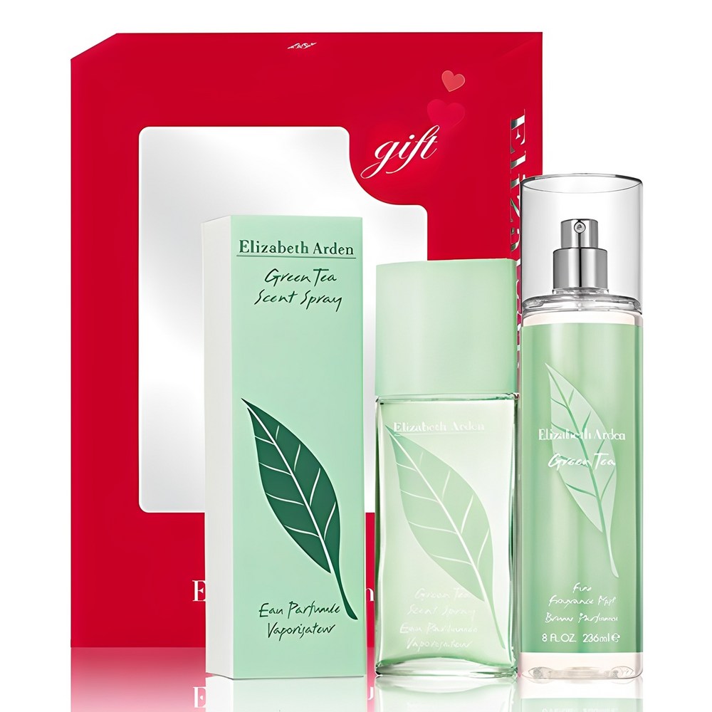 エリザベスアデングリーンティーセントスプレーオードトワレット100ml+ボディミスト236mlセット