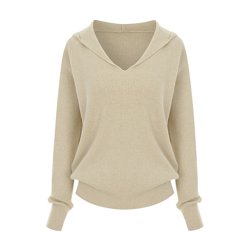 【メガ割 最大20％OFF】【カジュアル定番】ラグランスリーブ フード付きニット レディース 秋冬 長袖