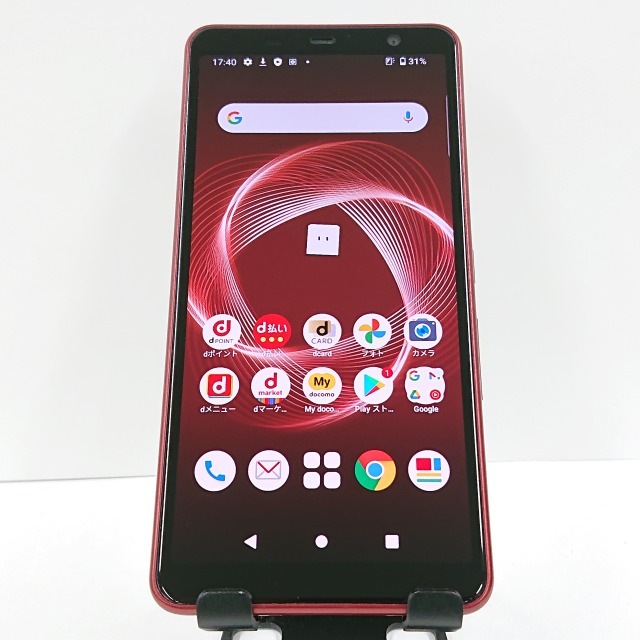 arrows Be4 Plus F-41B ドコモ レッド 送料無料 本体 c08562 【中古】