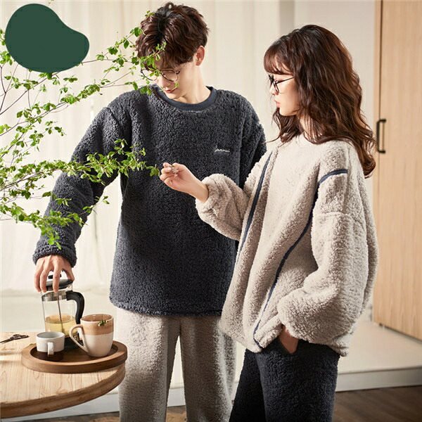 もこもこ モコモコパジャマ メンズ 着る毛布 フリース パジャマ 可愛い かわいい ルームウェア レディース ナイトウェア 上下セット 冬 長袖パジャマ ペア カップル 部屋着 あったか 寝間着 男女