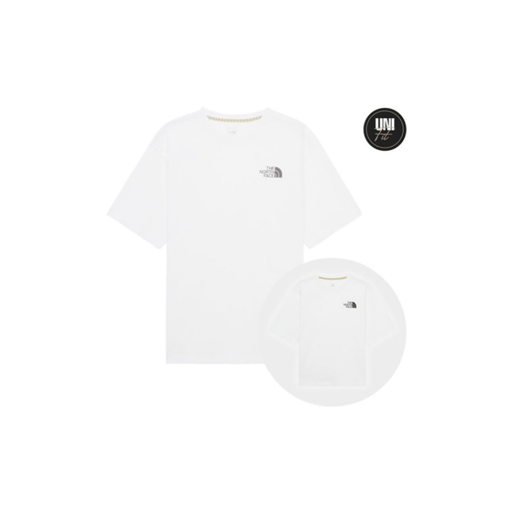 ノースフェイスユニバーサルデュロ S/S R/ティー MNT7UR27B-WHT