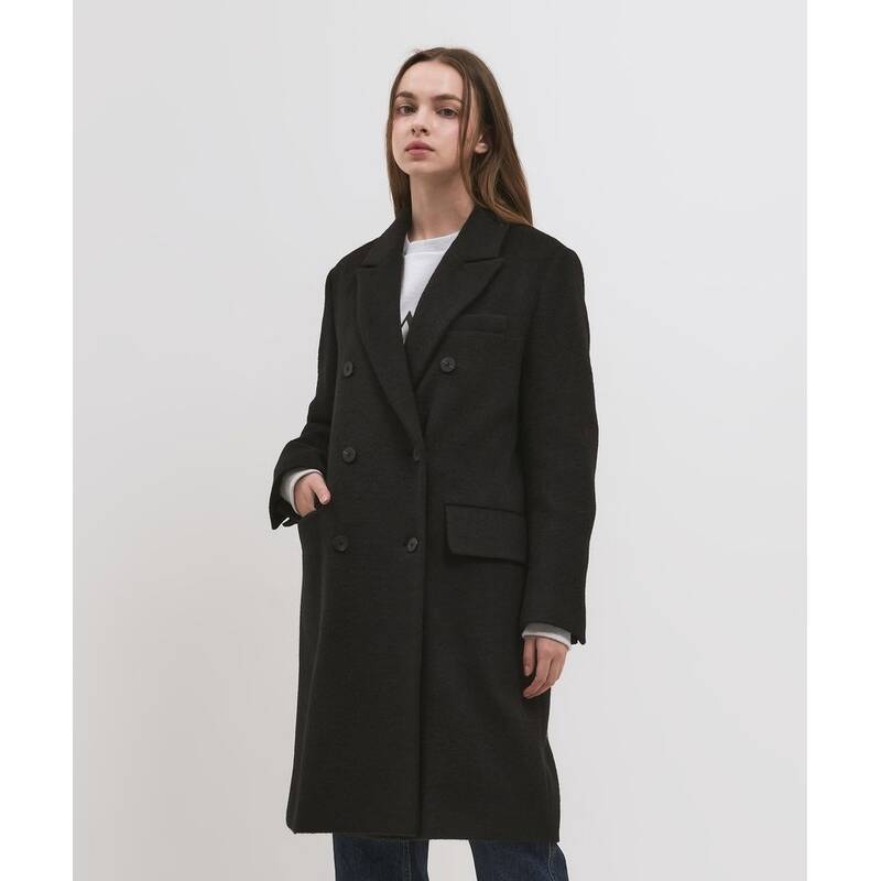 솔트앤초콜릿 SALT AND CHOCOLATE 울 더블 코트 블랙 4W224I302 5001120723 194529 1788077 5001120723