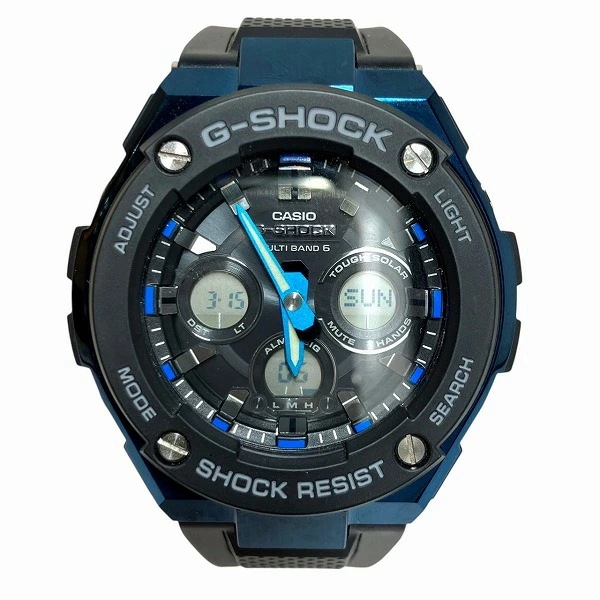 カシオ G-SHOCK GST-W300G-1A2JF 電波ソーラー 時計 腕時計 【中古】