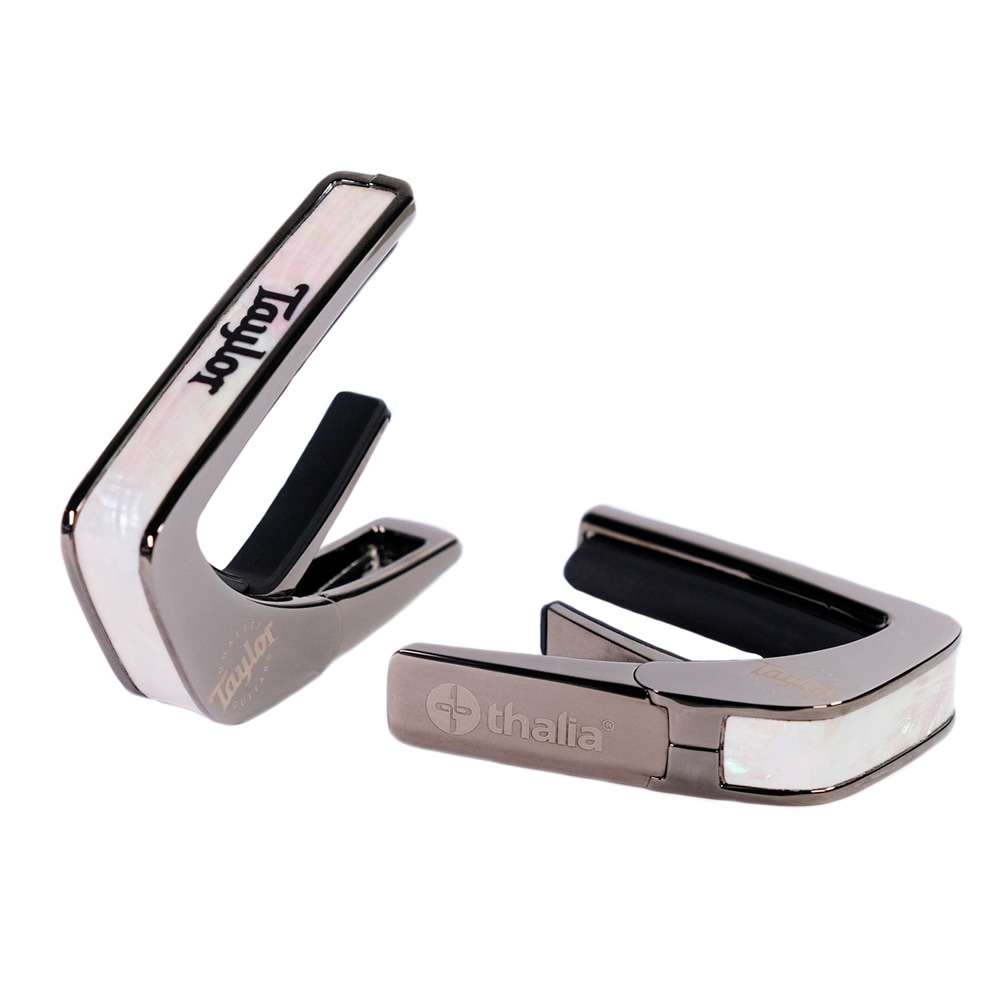 Thalia Capos ギターカポ Taylor コラボモデル ブラッククローム仕上げ TH-TYLCB-01 White Pearl アメリカ製【並行輸入】