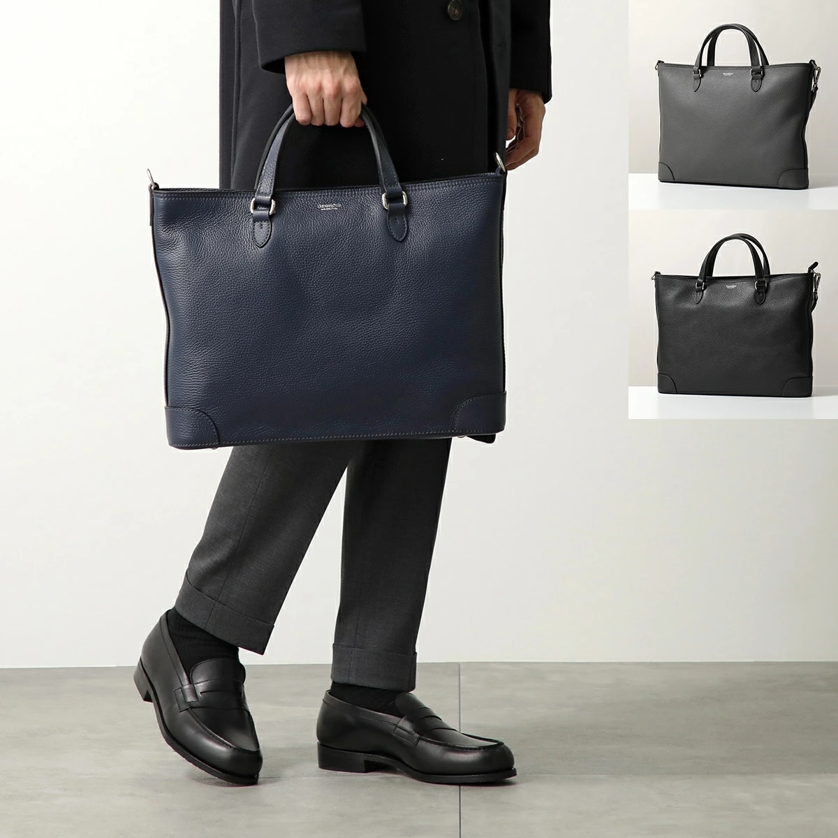 DANIEL&BOB ダニエルアンドボブ ブリーフケース U 330 39 2323 メンズ レザー ビジネスバッグ トートバッグ ショルダーバッグ ロゴ 鞄 カラー3色