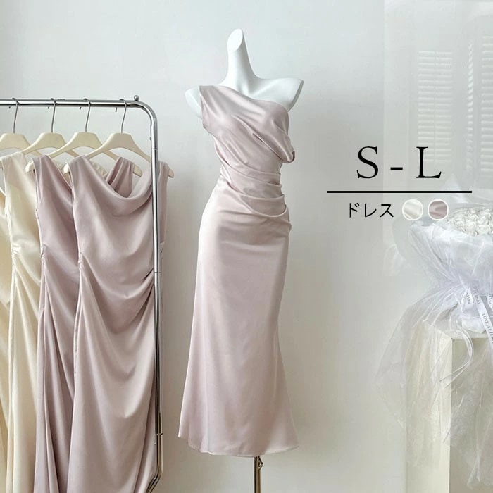 ドレス 大人 ピアノ 発表会 ロングドレス 演奏会 演奏会用ドレス ピアノ発表会 結婚式 高校生 パーティードレス 演奏会ドレス 母親 コンクール イブニングドレス ロング ワンショルダー ワンピース