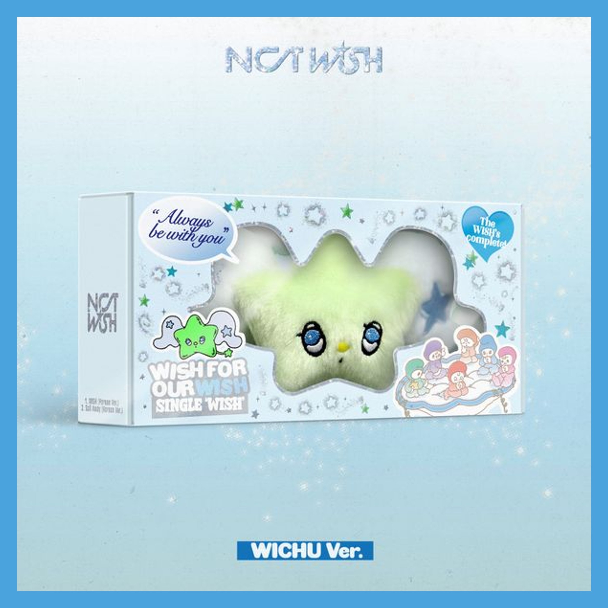 【国内発送】【公式】 NCT WISH 【 WISH WICHU Ver. 】　1st single Album 公式 チャート反映 NFC ウィッシュ プラッシュ キーリング