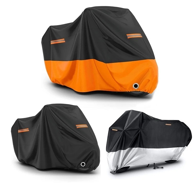 大人気！ 自転車カバー バイクカバーオート バイクカバー 大きいサイズ 光反射ライン 210Dオックスフォード材質 鍵穴付き 自転車カバーオート アウトドア 防水 防塵 日焼け止め