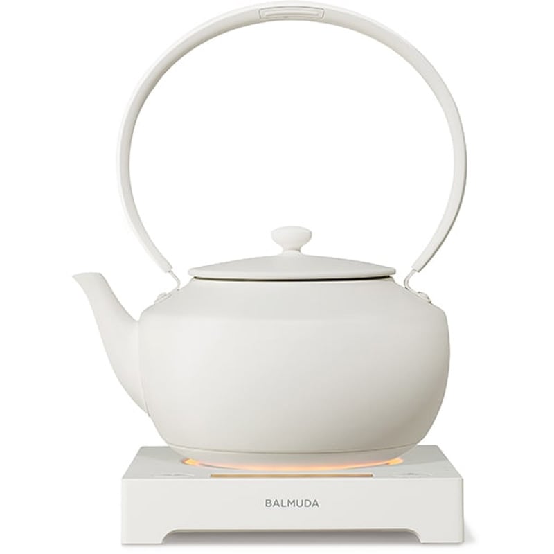 バルミューダ BALMUDA MoonKettle 温度調整機能つき電気ケトル ホワイト KPT02JP-WH