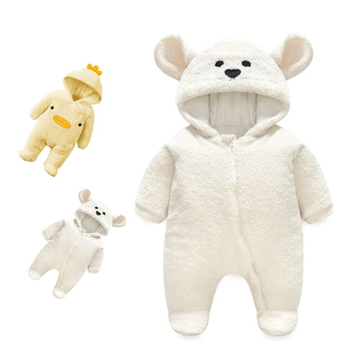 ベビー 着ぐるみ ニワトリ ひよこ 酉 ウサギ 兎 カバーオール 赤ちゃん キッズ ベビー服 男の子 女の子 新生児 厚手 冬服 防寒 あったか もこもこ 寝袋 ベビーウェア クリスマス ハロウィン今