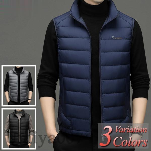 ダウンベスト メンズ ブランド ゴルフ ビジネス フード 春 秋 冬 おしゃれ 大きいサイズも多数 40代 50代
