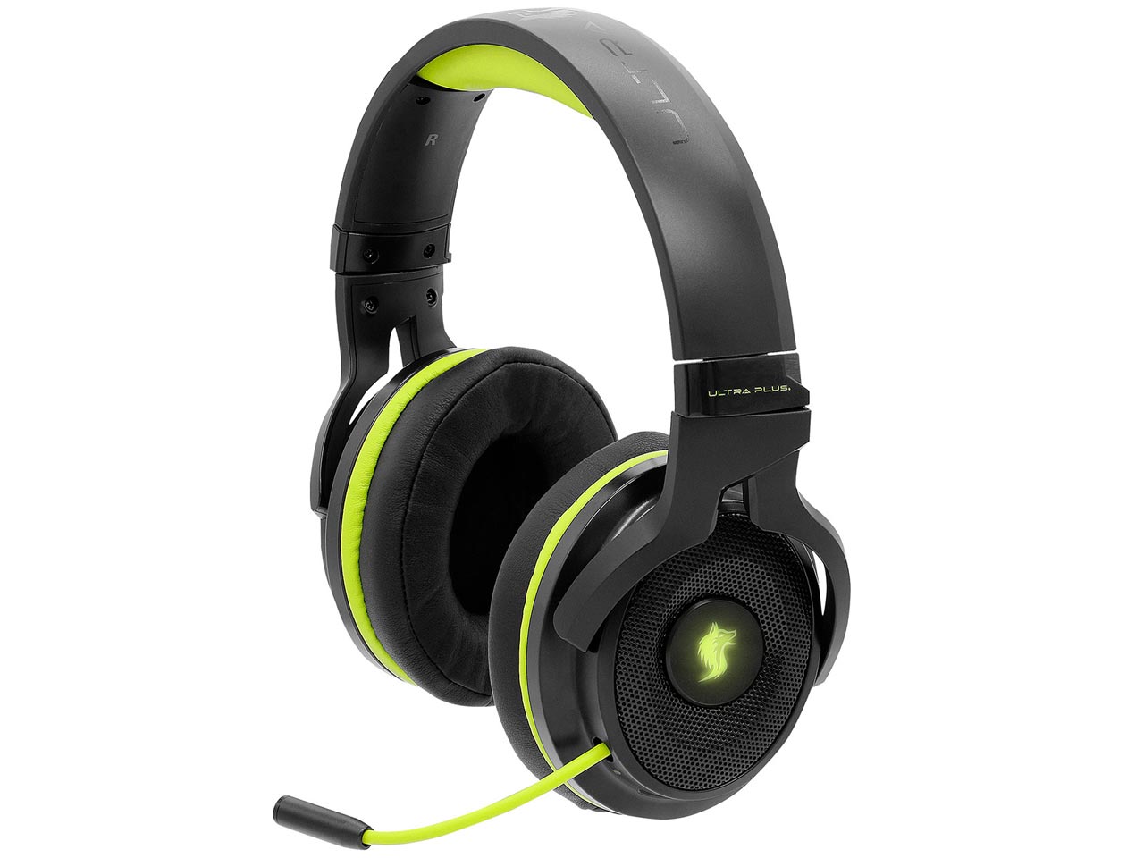 ULTRA PLUS UP-HS24WBK ゲーミング2.4GHzワイヤレスヘッドセット ［両耳 ヘッドバンドタイプ］