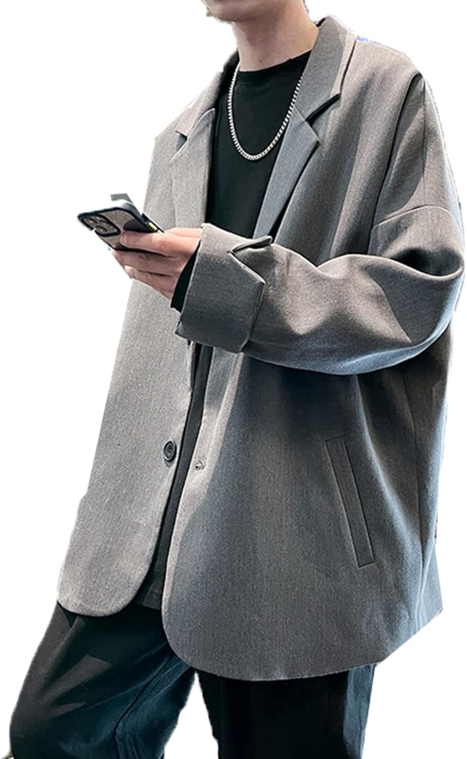 テーラードジャケット メンズ 春秋 ブレザー スーツジャケット 2つボタン カジュアル ビジネス 無地 アウター ストリート オシャレ シンプル 薄手 軽量 大きいサイズ お洒落 男性用 ト