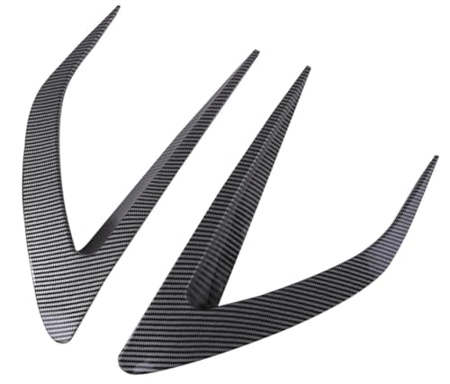 マツダ 用 フロント フォグ カバー 左右セット カーボン柄 ABS製 ブラック ロードスター ND型 MX-5 エアロ バンパー ドレスアップ 外装 汎用 社外品