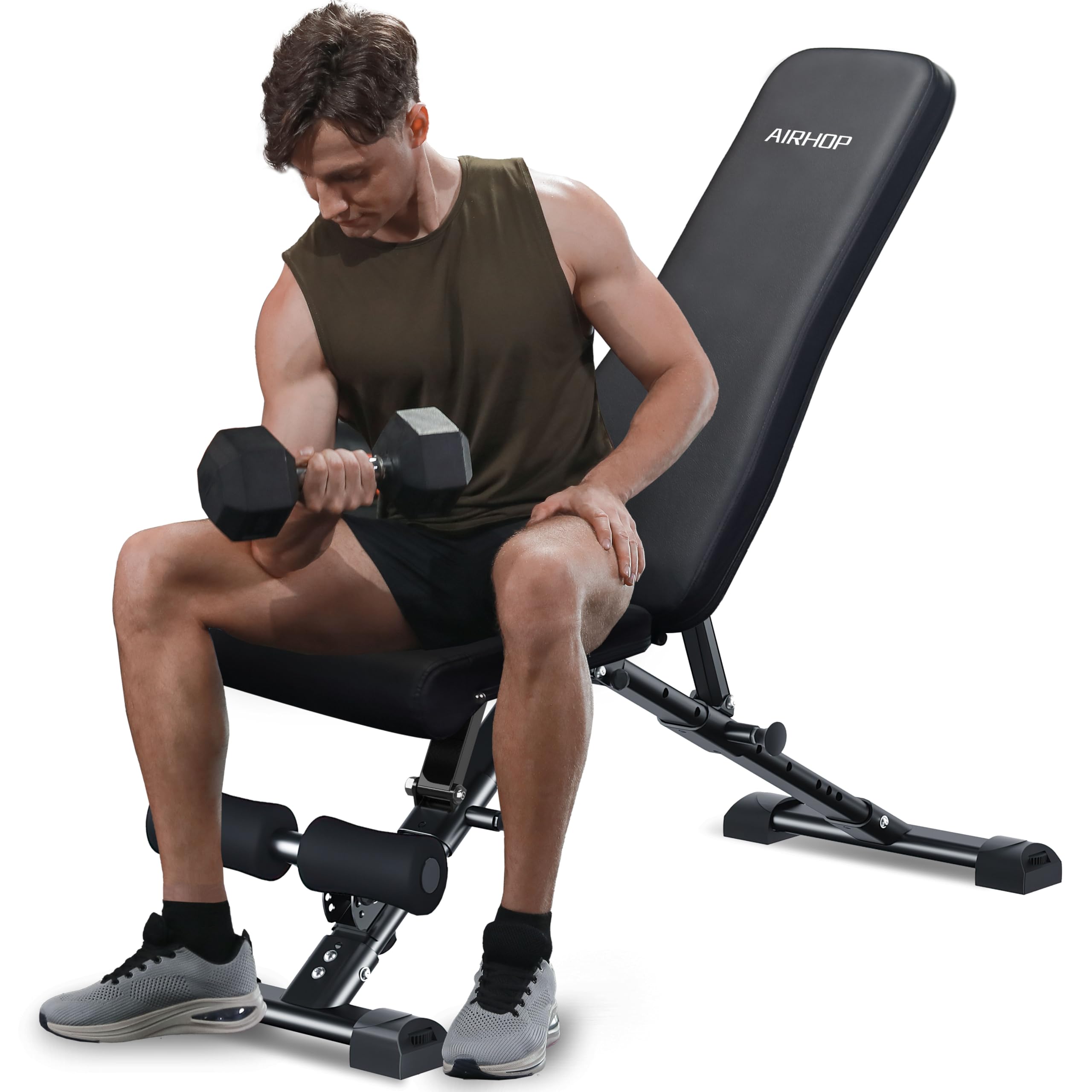 アップグレード版 トレーニングベンチ 角度調節 筋トレベンチ 折りたたみ式 収納便利 ベンチプレス・全身トレーニング対応 ホームジム 9,719円