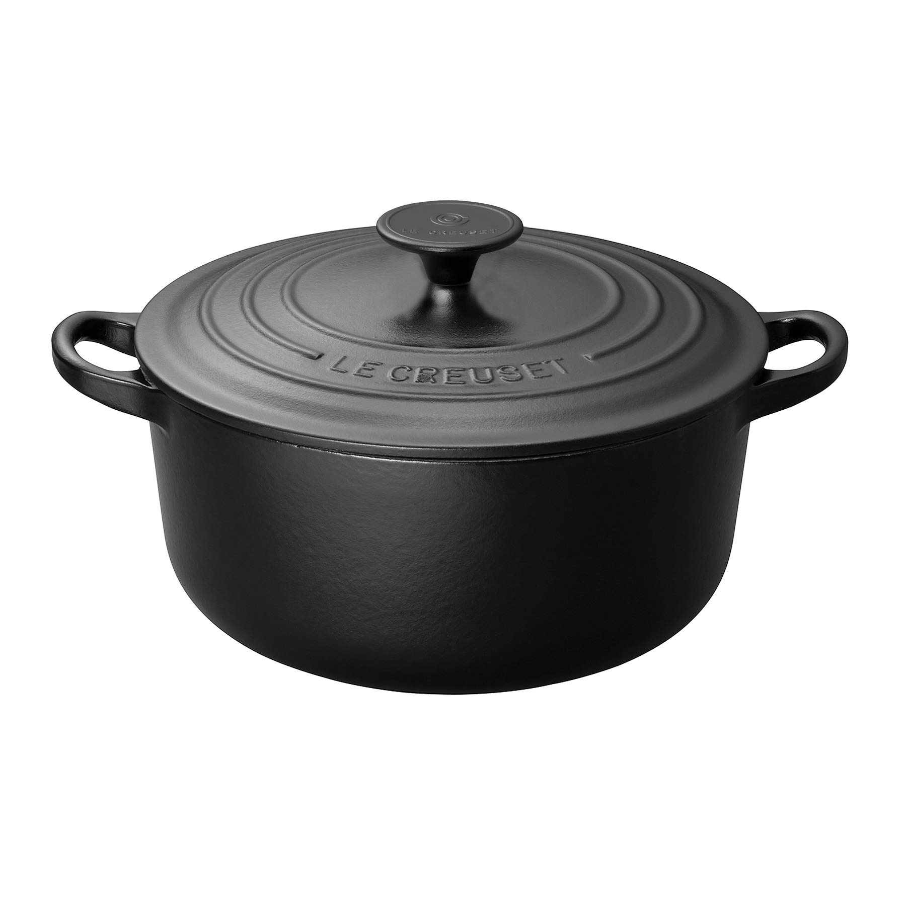 【全国送料無料】 ル・クルーゼ(Le Creuset) 鋳物 ホーロー 鍋 ココット・ロンド 26 cm マットブラック ガス IH オーブン 対応 【日本正規販売品】
