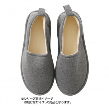 カインドケア ルームシューズ ソフト 紳士 Lサイズ CH250816 D06/杢グレー