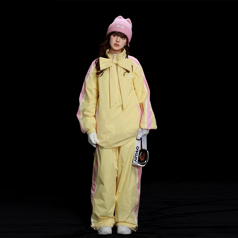 [3日内急速出荷]2024-2025NEW ウィンタースポーツ スノーボードウェア スキーウェア スノボウェア スキー 上下セット 男女兼用 撥水防風 保温 雪遊び 暖かい