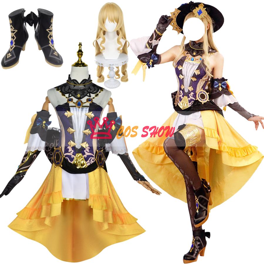 人気商品N0.1 豪華版 原神 げんしん Genshin ナヴィア コスプレ衣装 Navia cosplay 仮装 帽子付き イベント クリスマス ハロウィン ステージ 文化祭 学園祭