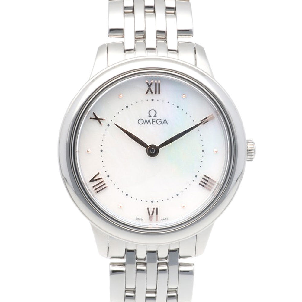 オメガ デヴィル プレステージ 腕時計 ステンレススチール 43410306005001 クオーツ 1年保証 OMEGA 中古 美品