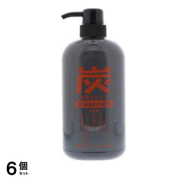 炭ボディソープ 600mL 6個セット