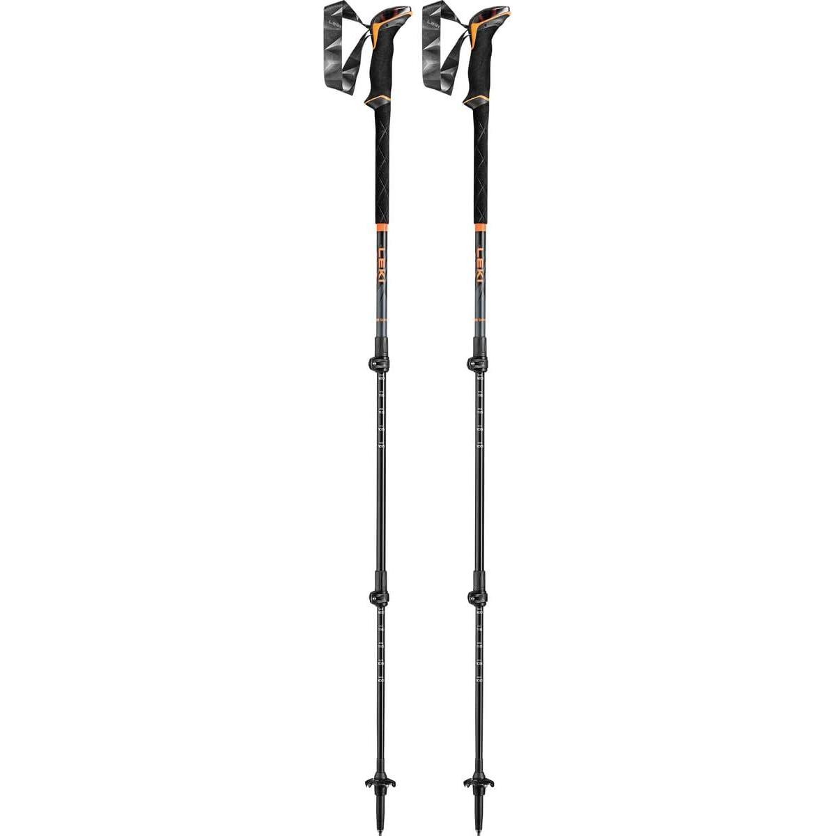 レキ LEKI トレッキングポール シェルパ ライト 1300448 オレンジ ロンググリップ仕様 トレッキング 登山 ポール ストック