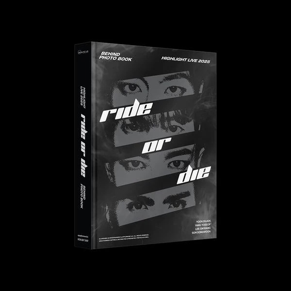 (Photobook Ver.) HIGHLIGHT LIVE 2025 [RIDE OR DIE] BEHIND PHOTO BOOK
