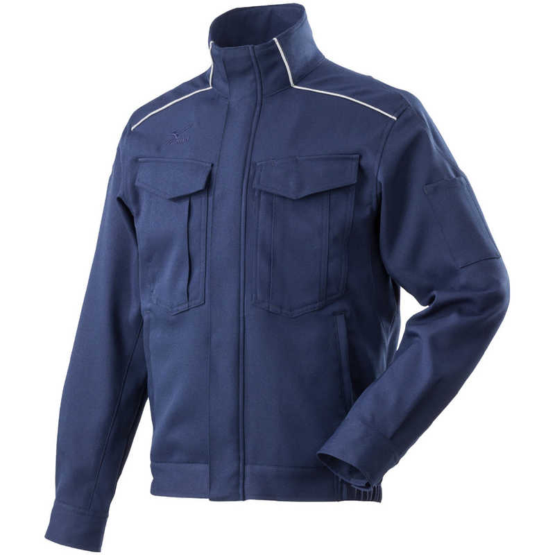 ミズノ　ワークジャケット(通年素材) ［ユニセックス］ 8XL-8 14：ネイビー　F2JE858214