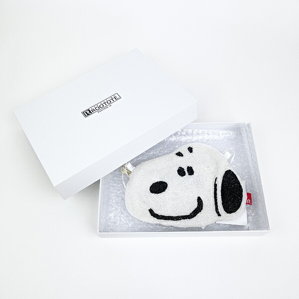 スヌーピー ビーズショルダーバッグ (ホワイト) SNOOPY_5337-839101