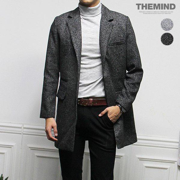 冬 FUウールボカシロングコート