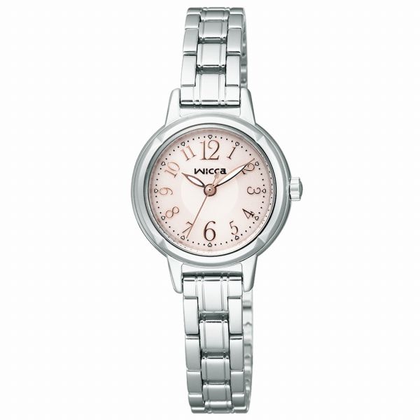 取寄品 正規品 CITIZEN シチズン ウィッカ KH9-914-91 wicca ラウンドフェイス ソーラーテック レディース腕時計