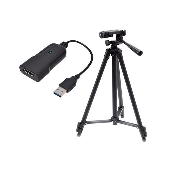 一眼カメラやビデオカメラをWEBカメラに!「HDMI to USB WEBカメラアダプタ」 + エツ