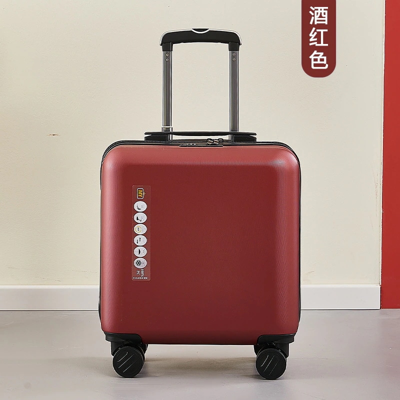 男性用ビジネススーツケースの横型バージョン小型飛行機にチェックインなしで搭乗可能女性用出張旅行スーツケースの高級感トロリーケース