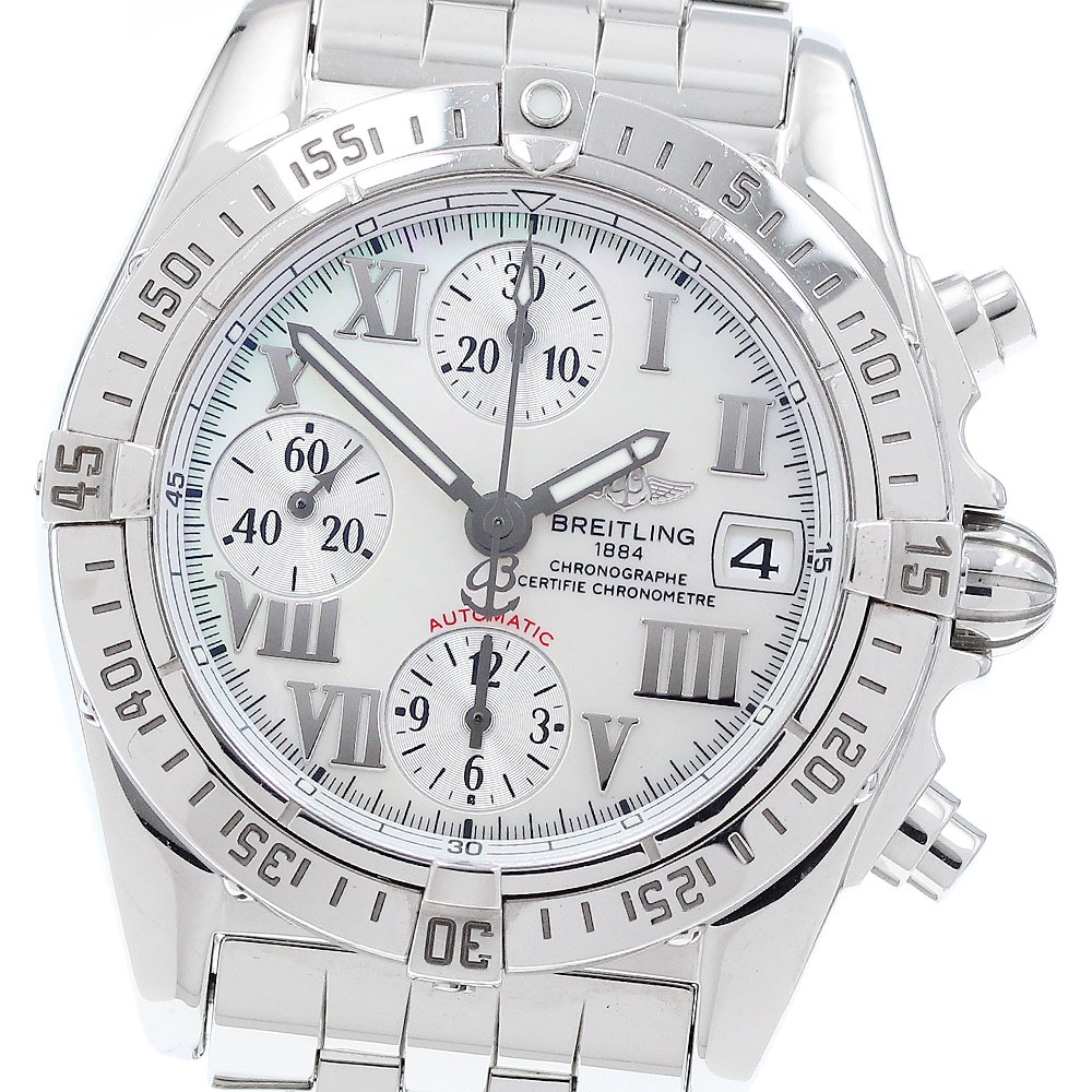 ブライトリング BREITLING A13358 クロノコックピット デイト 自動巻き メンズ 保証書付き_920422【中古】