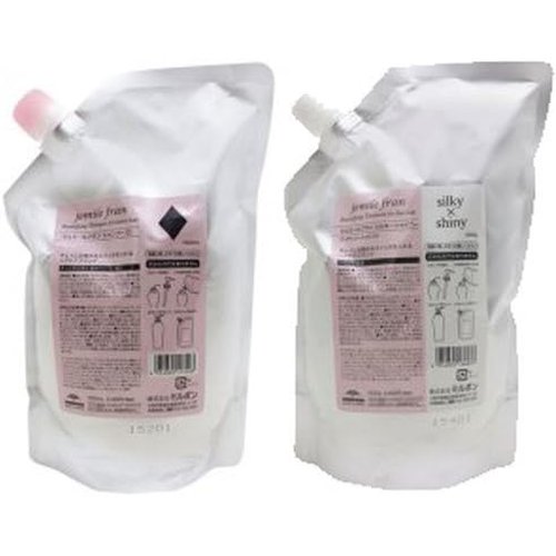 ミルボン ジェミールフラン シャンプー ダイヤ D 1000ml + トリートメント シルキーシャイニー 1000g 詰替用セット