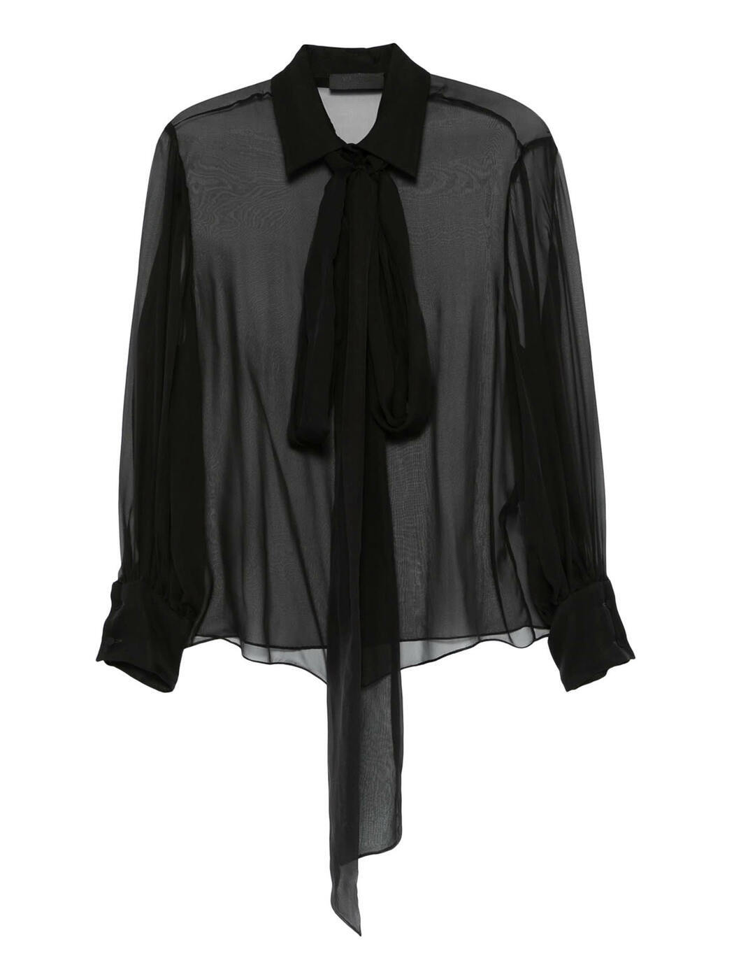 5B0AB6T02UP0NO BLACK ブラック 秋冬2024 シャツ レディース ia