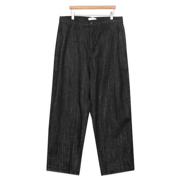 ジーンズ STJ051 1COLOR メンズ ピンタック ワイドパンツ デニム スパンパンツ_P327692344
