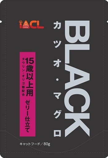 （まとめ買い）イトウ&カンパニーリミテッド BLACK カツオ/マグロ 15歳以上用 ゼリー仕立て 80g [x56]