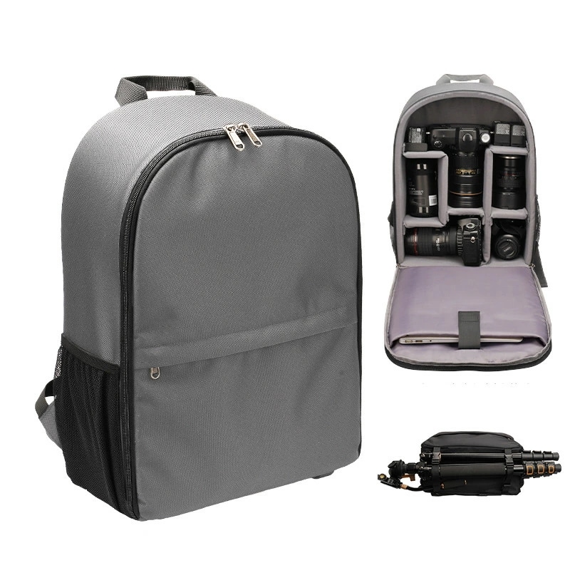 カメラ バッグ 一眼レフ カメラ バッグ カメラバックパック カメラケース カメラバック 防水 大容量　グレー　ブラック 海外通販