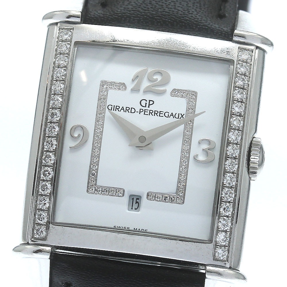 ジラール・ペルゴ GIRARD PERREGAUX 25860D11A1A1 ヴィンテージ1945 デイト ダイヤベゼル 自動巻き レディース _874533【中古】