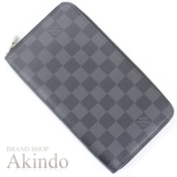 【新品・未使用】ルイヴィトン 長財布 ジッピーオーガナイザーNM ダミエ・グラフィット 黒ブラック ラウンドファスナー ラージ メンズ N60111 ラウンドジップ ロングウォレット プレゼント ビト