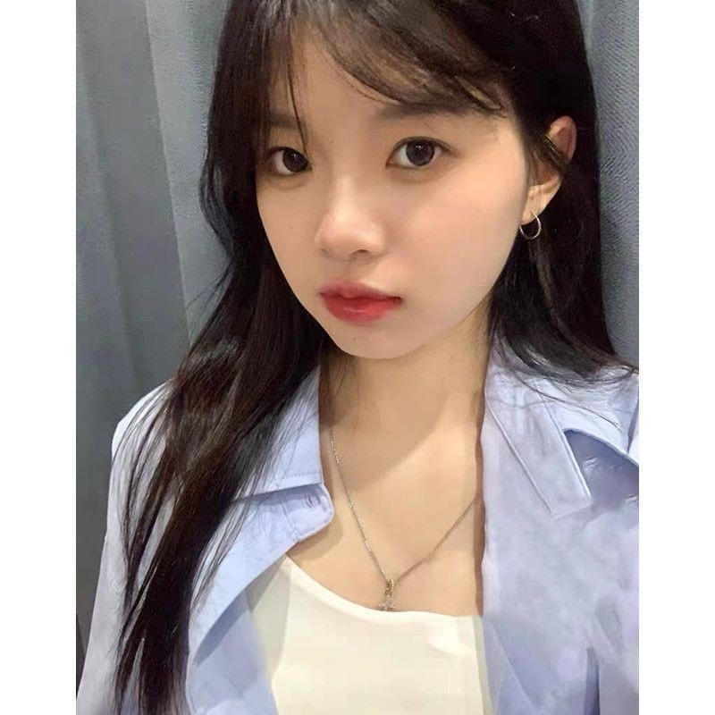 長袖 青 シャツ レディース 薄手 重ね着 シャツ ミドル丈 日焼け止め トップス ゆったり 春夏 アウター154
