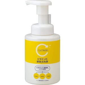 熊野油脂 cyclear(サイクリア) ビタミンC 酵素泡洗顔 300ml