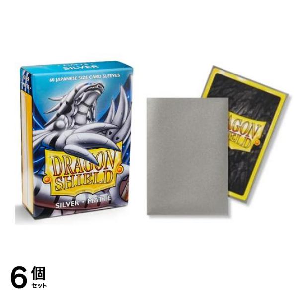 ドラゴンシールド マットカードスリーブ ジャパニーズ AT-11108 シルバー 60枚入 6個セット